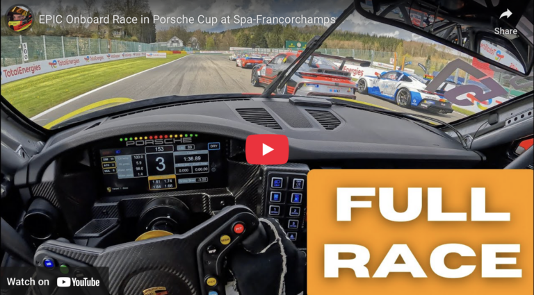 EPIC Onboard Race in Porsche Cup at Spa-Francorchamps